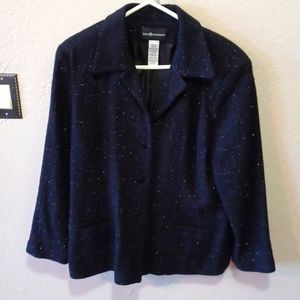 Sag Harbor Shimmer Black Jacket